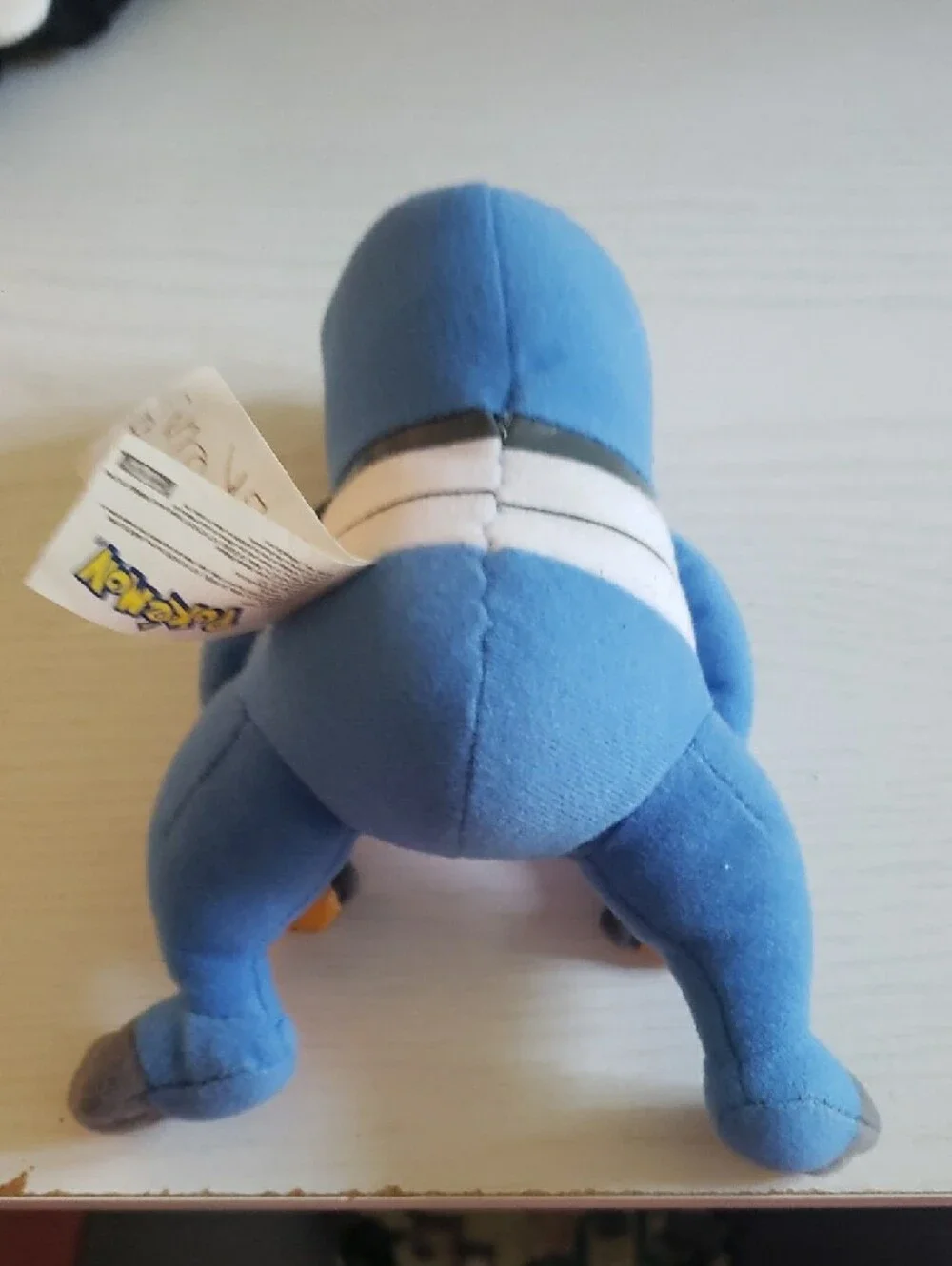 Blue Plush Frog-Like Character Toy - Soft Kids Plush